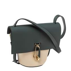 مملوكة مسبقًا Zac Posen Tricolor Leather Belay Oil Slick Crossbody Bag