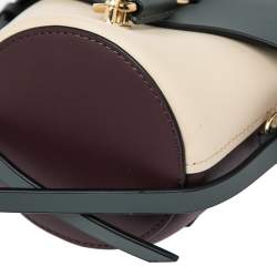 مملوكة مسبقًا Zac Posen Tricolor Leather Belay Oil Slick Crossbody Bag
