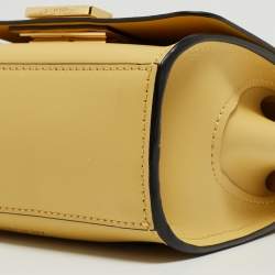 Zac Posen Light Yellow Leather Mini Eartha Belt Bag