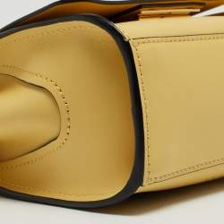 Zac Posen Light Yellow Leather Mini Eartha Belt Bag