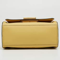Zac Posen Light Yellow Leather Mini Eartha Belt Bag