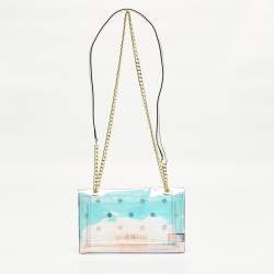 Pre Owned حقيبة كتف زاك بوس ن بي في سي لؤلؤية متألقة بحبات اللؤلؤ إيراثيت