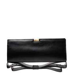 Zac Posen Black  Mila Frame Clutch