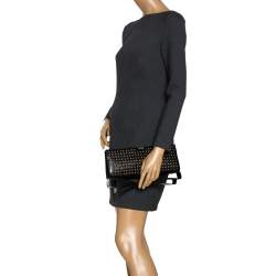 Zac Posen Black  Mila Frame Clutch