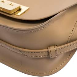 Zac Posen Beige Leather Eartha Saddle Shoulder Bag