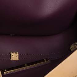 Zac Posen Beige Leather Eartha Saddle Shoulder Bag