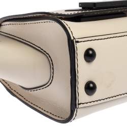 Pre Owned Zac Posen Cream Leather Small Eartha Crossbody Bag