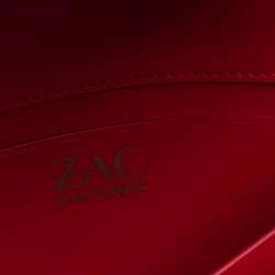 Pre Owned حقيبة زاك بوزن أرثا شيك جلد أحمر بيد علوية