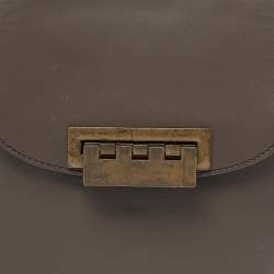 مملوكة مسبقًا حقيبة ظهر زاك بوزن إياثر جلد رصاصي 