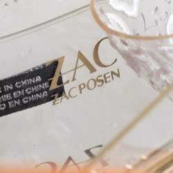 Pre Owned حقيبة زاك بوزن إيارثا بلاستيك مشمع شفاف مزخرف حلية موردة سيد علوية صغيرة