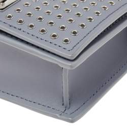 Zac Posen Grey Leather Flap Shoulder Bag