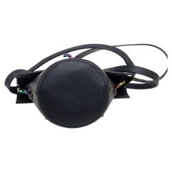 Pre Owned حقيبة كروس زاك بوسين بيلى أويل سليك جلد أسود 