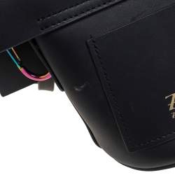 Pre Owned حقيبة كروس زاك بوسين بيلى أويل سليك جلد أسود 