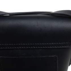 Pre Owned حقيبة كروس زاك بوسين بيلى أويل سليك جلد أسود 