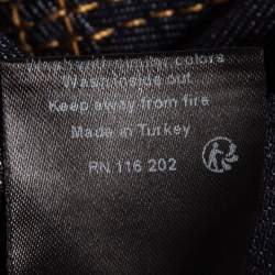 Pre Owned Zadig & Voltaire Navy Blue Denim Skinny Jeans S Waist 25"