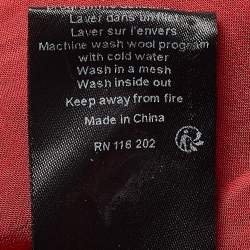 Pre Owned Zadig & Voltaire Red Floral Print Crepe Remus Liberty Mini Dress L