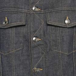 Zadig & Voltaire Blue Denim Button Front Jacket XL