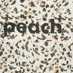 Pre Owned Zadig & Voltaire Beige Leopard Print Linen Jersey Oversized T-Shirt L