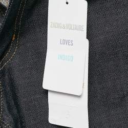 Pre Owned Zadig & Voltaire Indigo Blue Denim Jeans S Waist 26"