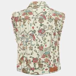 Zadig & Voltaire Multicolor Tapestry Kio Deluxe Vest L