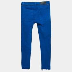 Pre Owned Zadig & Voltaire Blue Denim Eva Cher Jeans S Waist 26"