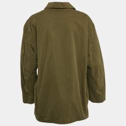 Pre Owned Zadig & Voltaire Green Cotton Mac Militaire Jacket XS