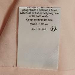 Pre Owned Zadig & Voltaire Yellow/Pink Camouflage Print Anglaise Requiem Short Dress L