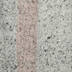 Zadig & Voltaire Grey Wool Blend Open Front Long Cardigan XS/S