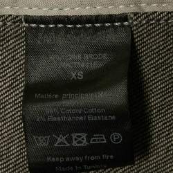 Pre Owned Zadig & Voltaire Grey Distressed Denim Embroidered Kiok Gris Brode Jacket XS