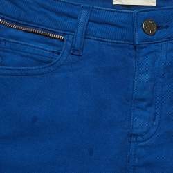 Pre Owned Zadig & Voltaire Blue Cotton Drill Skinny Eva Cher Jeans S Waist 24"