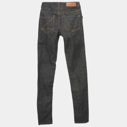 Pre Owned Zadig & Voltaire Navy Blue Denim Eva Brut Jeans S Waist 24"