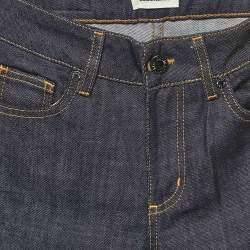 Pre Owned Zadig & Voltaire Navy Blue Denim Eva Brut Jeans S Waist 24"