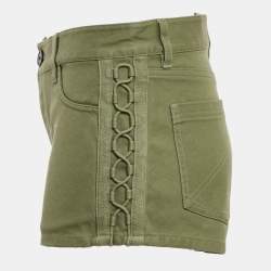Zadig & Voltaire Khaki Green Suzan Shorts S