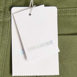 Zadig & Voltaire Khaki Green Suzan Shorts S