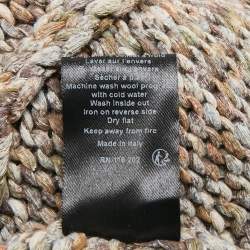 Zadig & Voltaire Brown Cotton Rib Knit Mia Cardigan M/L
