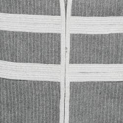 مملوكة مسبقًا جاكيت فيل جودو ستايل صوف مزيج مخطط رمادي زادك آند فولتيير مقاس كبير - ميديم