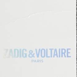 مملوكة مسبقًا جاكيت فيل جودو ستايل صوف مزيج مخطط رمادي زادك آند فولتيير مقاس كبير - ميديم