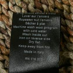 Pre Owned Zadig & Voltaire Brown Cotton Rib Knit Mia Cardigan M/L