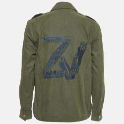 Pre Owned Zadig & Voltaire Green Cotton Lava Jacket XS