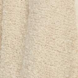 Pre Owned Zadig & Voltaire Cream Boucle Open Front Daphnee Cardigan L
