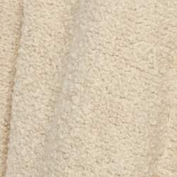 Pre Owned Zadig & Voltaire Cream Boucle Open Front Daphnee Cardigan XS