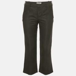 Pre Owned Zadig & Voltaire Black Lurex Posh Bright Trousers S