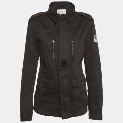 Pre Owned Zadig & Voltaire Black Cotton Kerry Military Jacket XS