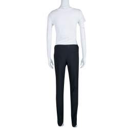 Zadig and Voltaire Black Knit Contrast Side Panel Detail Posh Pants M