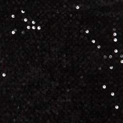 Pre Owned Zadig and Voltaire Black Sequined Jasmi Mini Skirt M