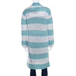 Zadig and Voltaire Bicolor Striped Cashmere Romy Raye Deluxe Cardigan XS
