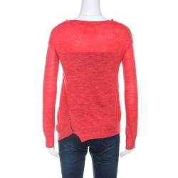 Pre Owned Zadig and Voltaire Red Marl Knit Roni WL Sweater XS