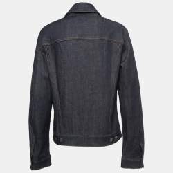 Pre Owned Zadig & Voltaire Blue Denim Base Brut Denim Jacket M