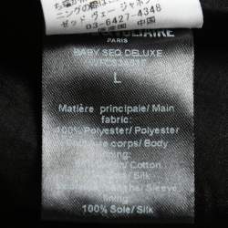 مملوكة مسبقًا Zadig & Voltaire Black Sequined Track Jacket L