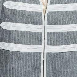 Zadig & Voltaire Grey Patterned Wool Blend Jacket S